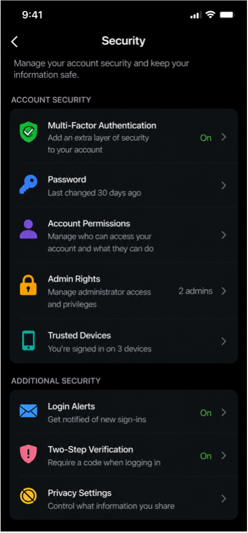Cyber Hygiene settings